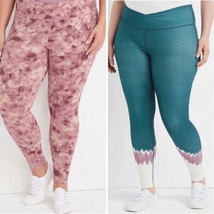 Maurice’s Plus Size Super High Rise Tie Dye Luxe Crossover Leggings